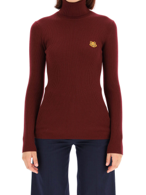 Kenzo Tiger Crest Roll-neck Jumper