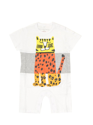 Stella Mccartney Kids Tiger Print Jumpsuit