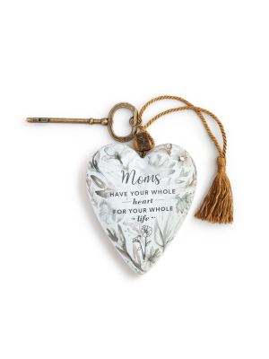 Demdaco Mom Art Heart White