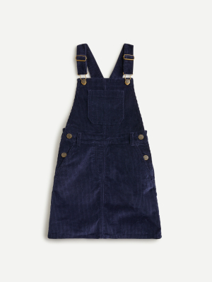 Girls' Corduroy Overall Dress