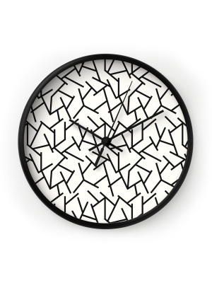 Holli Zollinger Haystack Wall Clock - Deny Designs