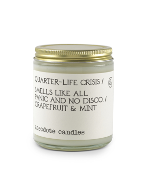 Glass Jar Candle Quarter Life Crisis