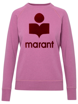 Isabel Marant Étoile Logo Flocked Crewneck Sweatshirt