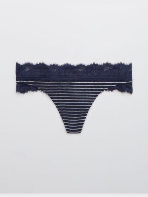 Aerie Waffle Thong Underwear