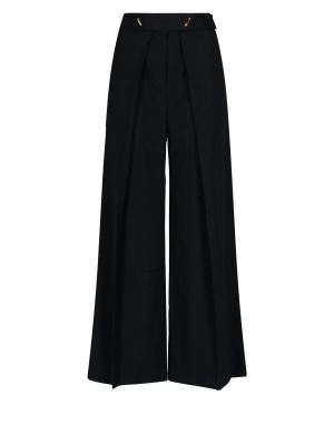 Eudon Choi High-waisted Wide-leg Trousers