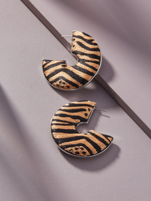 Mignonne Gavigan Zebra Hoop Earrings