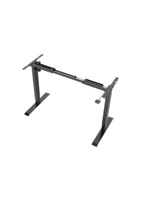 Monoprice Single Motor Sit-stand Desk - Black | Back To Basics Electric, 32.4 X 18.9 X 27.9 Inches, Lifts & Lowers Up To 154lbs - Workstream Collectio