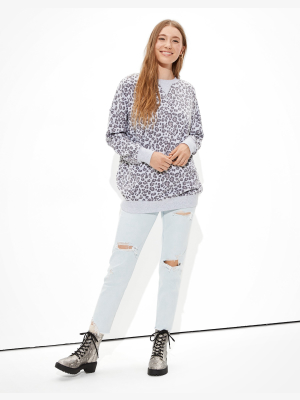 Ae Fleece Oversized Tunic Sweatshirt