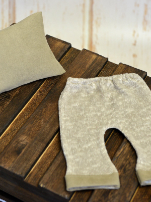 Set Pillow And Pants - Beige