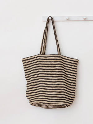 Paris Striped Tote