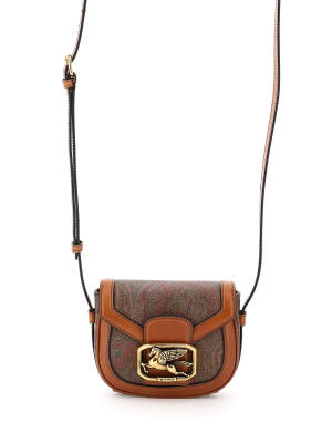 Etro Pegaso Plaque Paisley Crossbody Bag