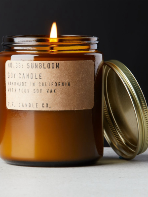 P.f. Candle Co. Sunbloom Soy Candle 7.2 Oz.