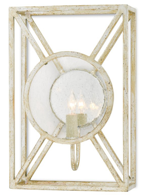 Beckmore Wall Sconce In Silver Granello