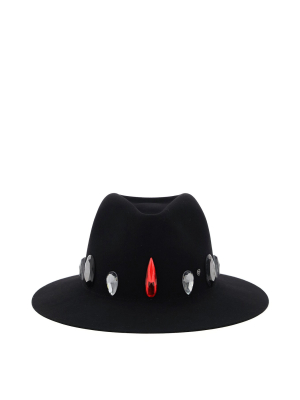 Maison Michel Jewelled Embellished Hat