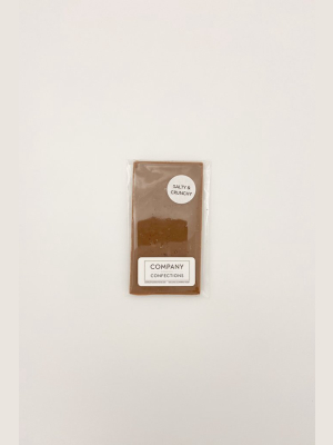 Company Confections Salty + Crunchy Milk Chocolate Bar