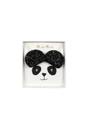 Meri Meri - Panda Ears Hair Clips - Hair Clips And Pins - 2ct
