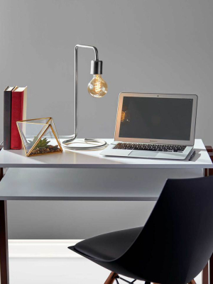 Montgeron Desk Lamp Brushed Steel