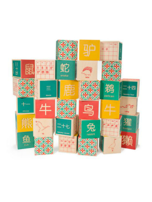 Uncle Goose Chinese Alphabet Blocks