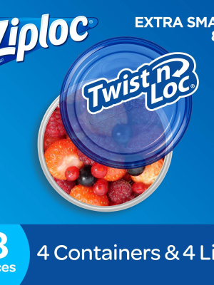 Ziploc Twist 'n Loc Container - 8oz