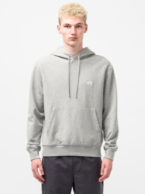 Stock Logo Hoodie In Grey Heather