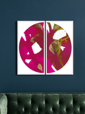 Malta Globe Diptych Wall Art