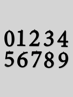 10pc Metal Numbers - Bullseye's Playground™