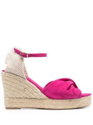 L'autre Chose Twist Detail Wedge Espadrilles