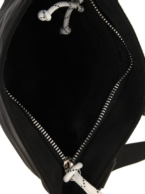 A.p.c. Logo Patch Zipped Shoulder Bag