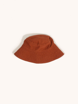 Noble Organic Sun Hat In Cinnamon