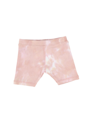 Analogie By Lil Legs Watercolor Shorts - Blush