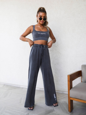 Public Desire X Carms High Waist Flare Sweatpants