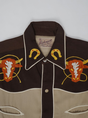 1950's Embroidered Western Shirts