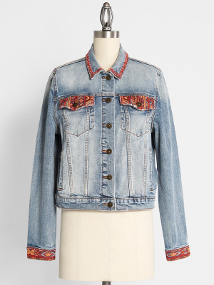 Sensational Sedona Sunrise Denim Jacket