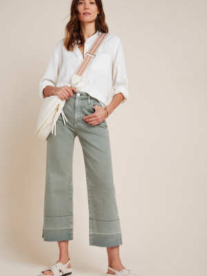 Ag The Etta High-rise Cropped Wide-leg Jeans