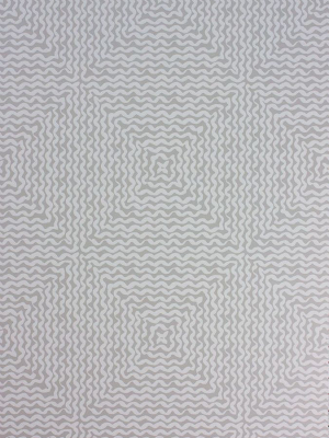 Sample Mourlot Wallpaper In Silver From The Les Rêves Collection By Nina Campbell