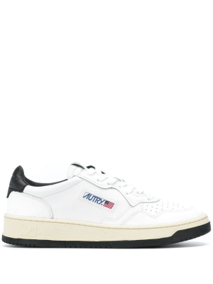 Autry Logo Patch Lace-up Sneakers