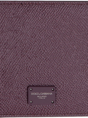 Dolce & Gabbana Logo Plaque Bifold Wallet