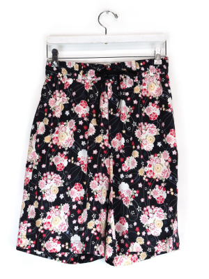 Board Shorts In Black Floral