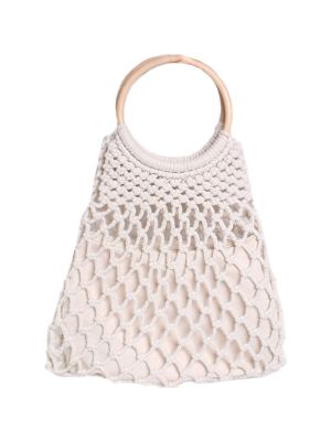 'chloe' Handle Net Bag