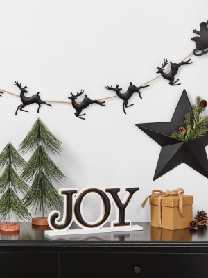 Joy Tabletop Sign Black - Wondershop™