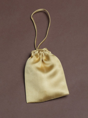 Lucky Lì Xì Silk Envelope Pouch -  Yellow