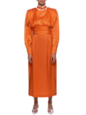Silk Dress (rr029-orange)