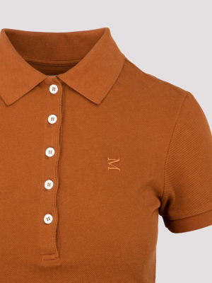 Maison Margiela Logo Embroidered Polo Shirt