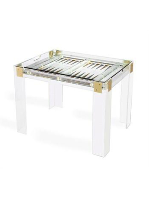 Pierre Acrylic Backgammon Table