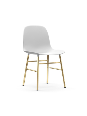 Form Chair: Brass