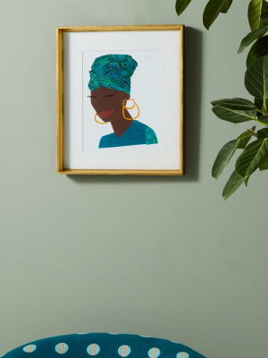 Face Series - Jade Wall Art