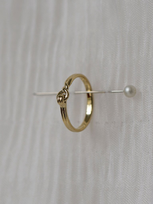 Locked Twisted Thread Ring
