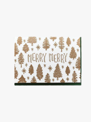 Noteworthy Merry Merry Greeting Card