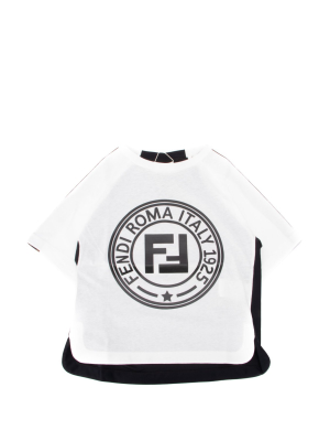 Fendi Kids Logo Printed T-shirt