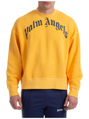 Palm Angels Vintage Logo Print Sweatshirt